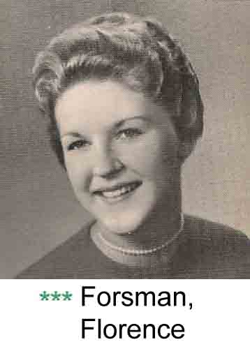 Forsman, Florence